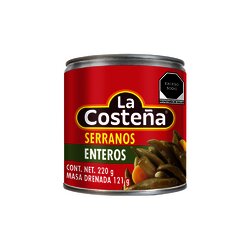 CHILE SERRANO LA COSTEÑA 220 GR