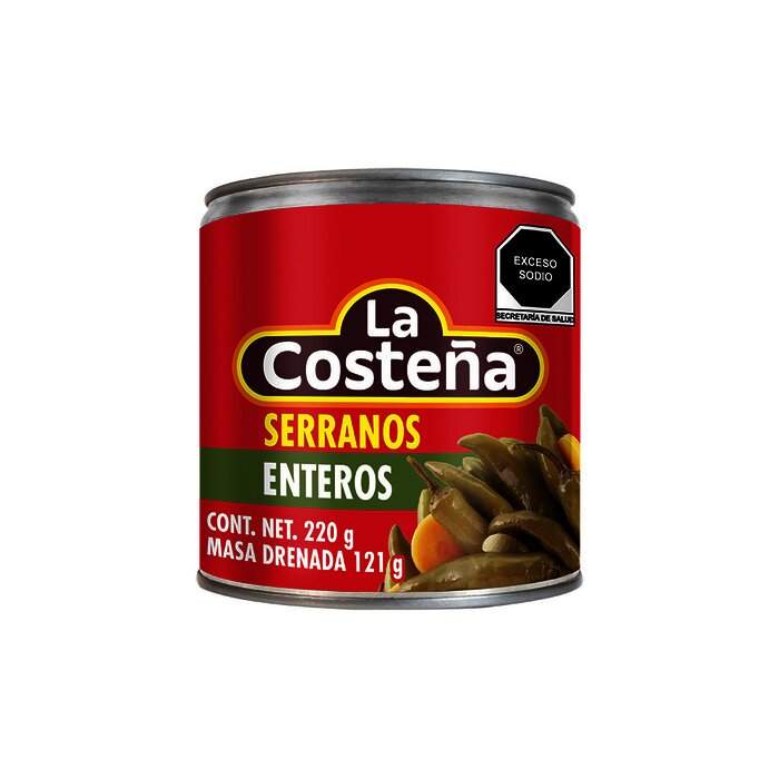 CHILE SERRANO LA COSTEÑA 220 GR