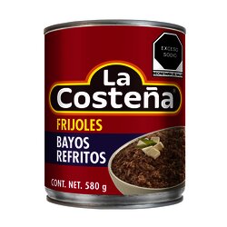FRIJOL LA COSTEÑA REFRITO BAYO 580 GR