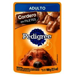 PEDIGREE ADULTO POUCH 100 GR CORDERO