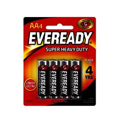 PILAS EVEREADY AA BLISTER CON 4 PIEZAS