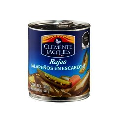 CHILE JALAPEÑO RAJAS CLEMENTE JACQUES 800 GR