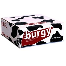 CARNE PARA HAMBURGUESA BURGY CAJA CON 40 PZ