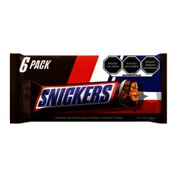 CHOCOLATE SNICKERS CON 6 PZ