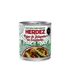 CHILE JALAPEÑO RAJAS HERDEZ 205 GR