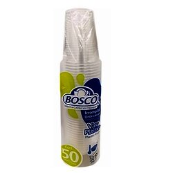 VASO PLASTICO TRANSPARENT #10 C/50 PIEZAS