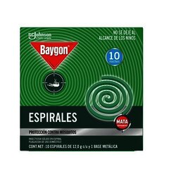 ESPIRAL BAYGON PAQ CON 10 ESPIRALES