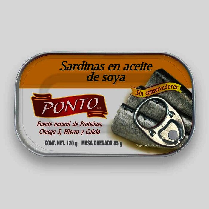 SARDINA PONTO ACEITE VEGETAL 120 GR