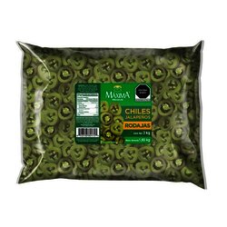 CHILE JALAPEÑO RODAJAS MAXIMA BOLSA 3 KG
