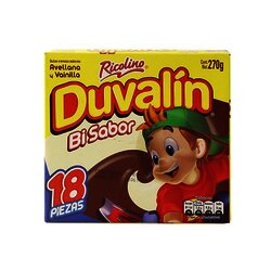 DULCE DUVALIN C/18 PIEZAS AVELLANA Y VAINILLA