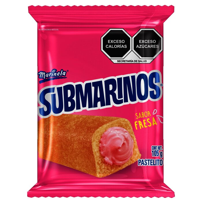 SUBMARINO MARINELA FRESA (3 PZ)
