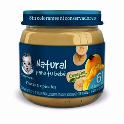 GERBER 2A ETAPA 113 GR FRUTAS TROPICALES