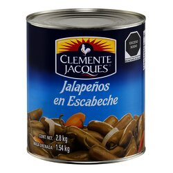 CHILE JALAPEÑO ENTERO CLEMENTE JACQUES 2.8 KG
