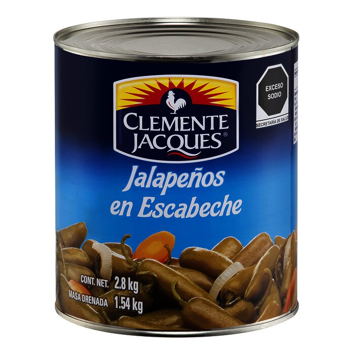 CHILE JALAPEÑO ENTERO CLEMENTE JACQUES 2.8 KG