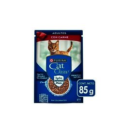 CAT CHOW POUCH 85 GR CARNE