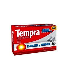 TEMPRA 500 MGR CON 20 TABLETAS