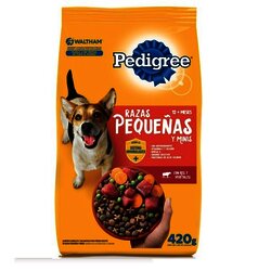 ALIENTO PERRO PEDIGREE RAZAS PEQUEÑAS 420 GR