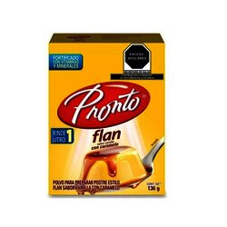FLAN PRONTO CON CARAMELO 136 GR