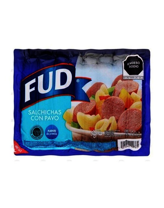 SALCHICHA PAVO FUD 266 GR