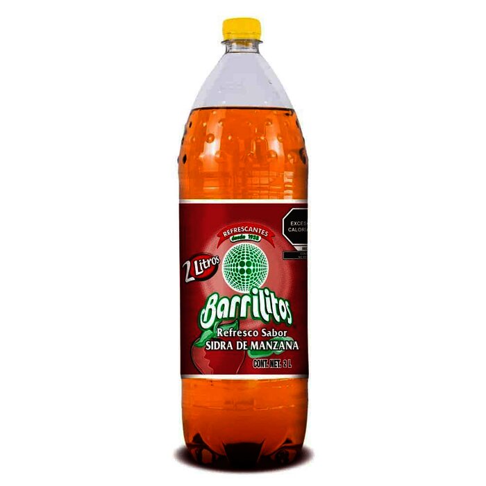 REFRESCO BARRILITOS 2 LITROS MANZANA
