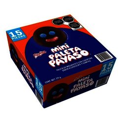 PALETA PAYASO MINI CON 15 PIEZAS