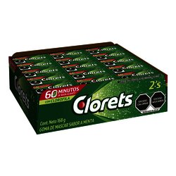 CHICLE CLORETS 2 PASTILLAS PAQ C/60 PIEZAS