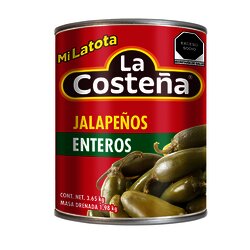 CHILE JALAPEÑO ENTERO LA COSTEÑA 3.65 KG