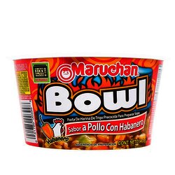 SOPA BOWL MARUCHAN 94 GR POLLO CON HABANERO SOPA BOWL MARUCHAN 94 GR POLLO CON HABANERO