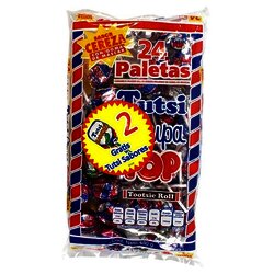 PALETA TUTSI CHUPA POP CON 24 PIEZAS