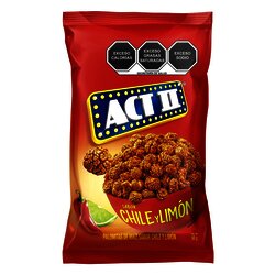 PALOMITAS EXPLOTADA ACTII 50 GR CHILE Y LIMON