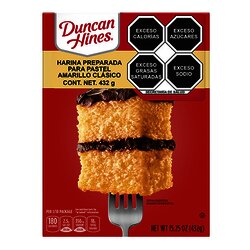 HARINA PASTEL DUNCAN 432 GR VAINILLA AMARILLA