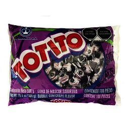 CHICLE TOTITO CON 100 PZ UVA
