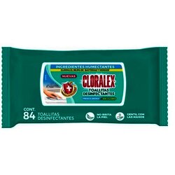 TOALLITAS DESINFECTANTES CLORALEX CON 84 PIEZAS