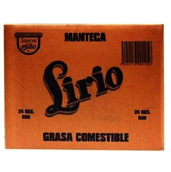 MANTECA LIRIO CAJA CON 24 KG