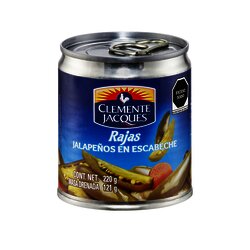 CHILE JALAPEÑO RAJAS CLEMENTE 220 GR