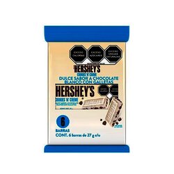 CHOCOLATE HERSHEYS COOKIES N CREAM 6 DE 27 GR