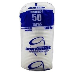 TAPA PLASTICA #6 CONVERMEX C/50 PZ