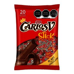 CHOCOLATE CARLOS V STICK CON 20 PIEZAS