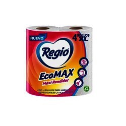 PAPEL HIGIENICO REGIO ECONMAX 4 ROLLOS DE 250 HOJAS C/U PAPEL HIGIENICO REGIO ECONMAX 4 ROLLOS DE 250 HOJAS C/U