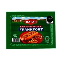 SALCHICHA FRANKFORT BAFAR 500 GR