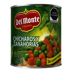 CHICHAROS CON ZANAHORIA DEL MONTE 215 GR