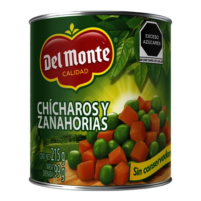 CHICHAROS CON ZANAHORIA DEL MONTE 215 GR