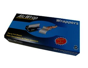 PAPEL ALUMINIO PRECORTADO ALUWRAP 200 HOJAS