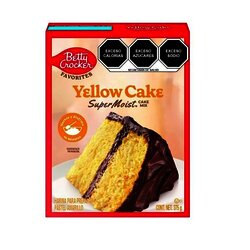 HARINA PARA PASTEL BETTY CROCKER 375 GR PASTEL AMARILLO
