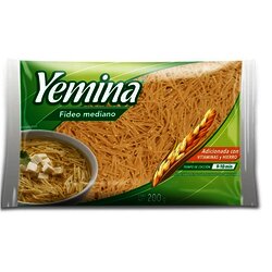 PASTA YEMINA 200 GR FIDEO MEDIANO