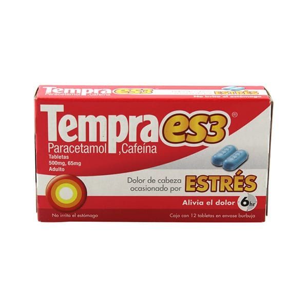 TEMPRA ES3 BOOST CON 12 TABLETAS