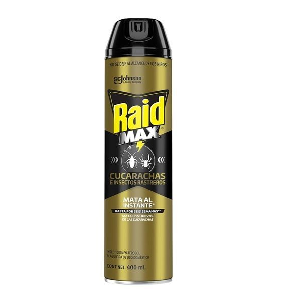 INSECTICIDA RAID MAX 400 ML CLASICO
