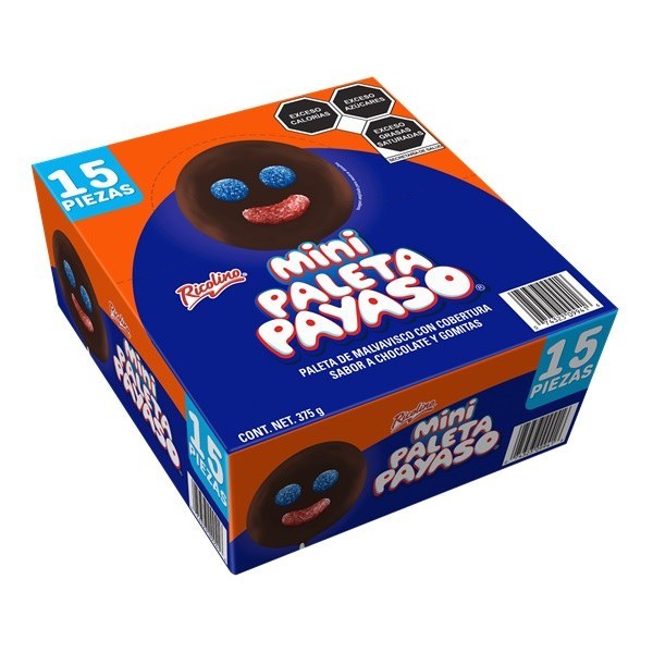 PALETA PAYASO MINI CON 15 PIEZAS