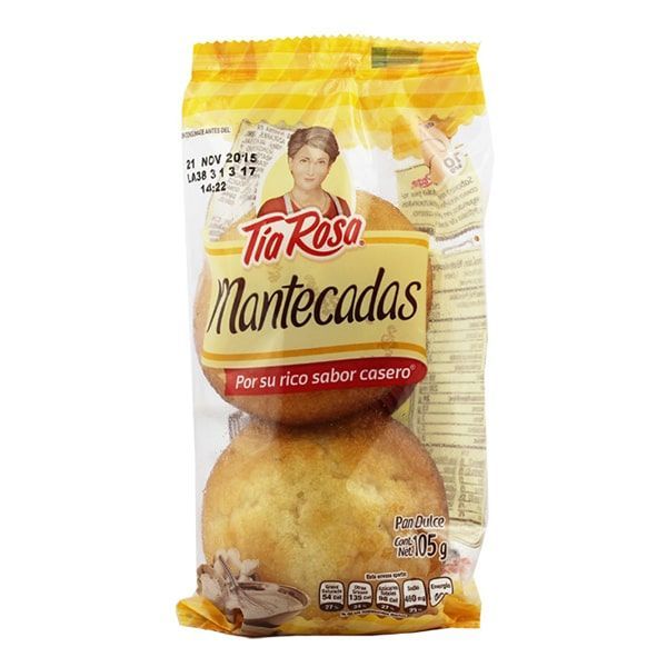 MANTECADAS TIA ROSA 105 GR (2 PZ)