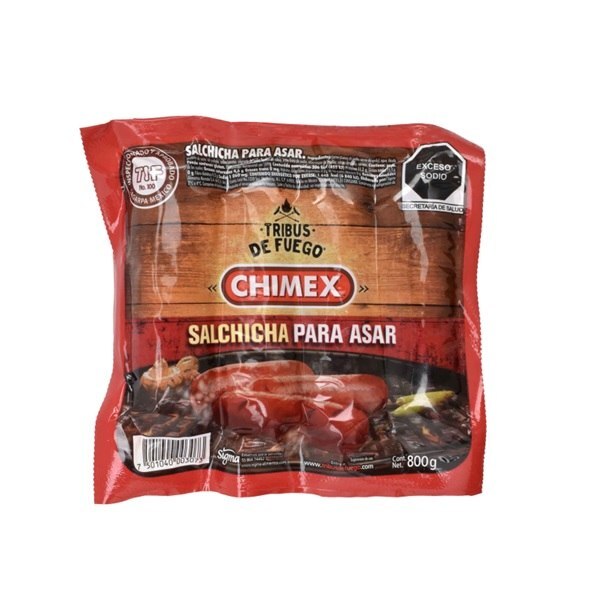 SALCHICHA P/ASAR CHIMEX 800 GR
